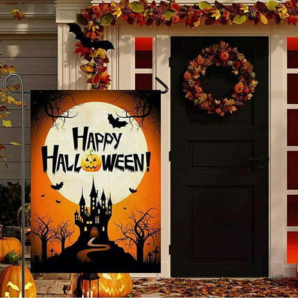 Christmas Halloween Garden Flag House Yard Decorative Double Sided Outdoor AU - Aimall