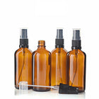 30-100ml Amber Glass Essential Oil Spray Roller Bottles Mist Sprayer Containers - Aimall