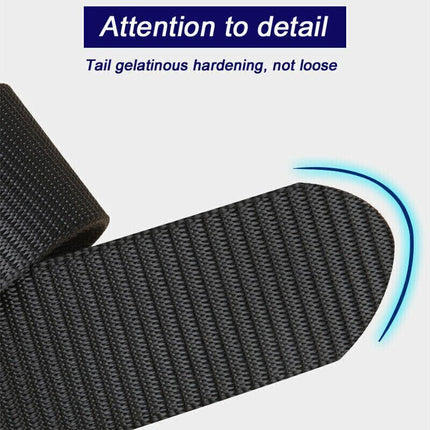 Mens Canvas Outdoor Tactical Belt Heavy Duty Army Waist Web Strap Waistband Hot - Aimall