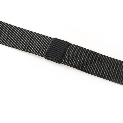 Mens Canvas Outdoor Tactical Belt Heavy Duty Army Waist Web Strap Waistband Hot - Aimall