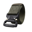 Mens Canvas Outdoor Tactical Belt Heavy Duty Army Waist Web Strap Waistband Hot - Aimall