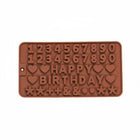 Chocolate Silicone Baking Mould Cake Ice Tray Candy Jelly Mold Letter Number AU - Aimall