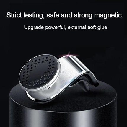 Universal Magnetic Mini Car Phone Holder 360° Rotating Stand Air Vent Mount - Aimall