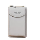 Women Pouch Bag Mobile Phone Bag PU Leather Crossbody Purse Wallet Shoulder Bag - Aimall