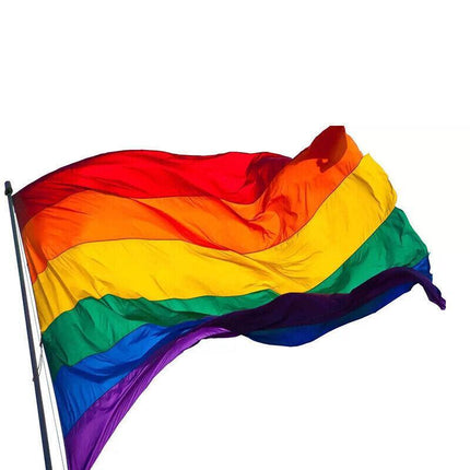 Rainbow Flag Gay Lesbian Pride LGBT Mardi Gras Party Banner Outdoor 150x90cm AU - Aimall