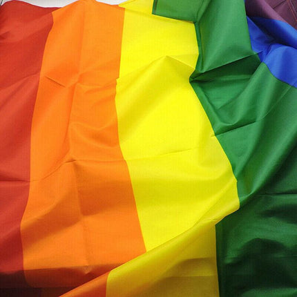 Rainbow Flag Gay Lesbian Pride LGBT Mardi Gras Party Banner Outdoor 150x90cm AU - Aimall