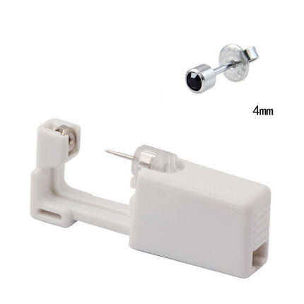 Disposable Sealed Nose Piercing Gun Kit Tool With 316L Stud Bone With Gem 1PC - Aimall