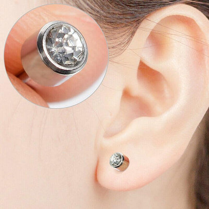 Disposable Sealed Nose Piercing Gun Kit Tool With 316L Stud Bone With Gem 1PC - Aimall