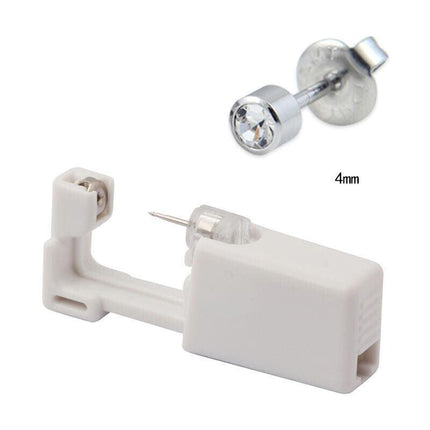 Disposable Sealed Nose Piercing Gun Kit Tool With 316L Stud Bone With Gem 1PC - Aimall