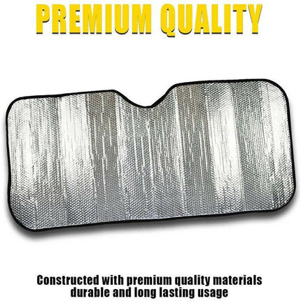 Car Windscreen Sun Shade Heat Reflective Windshield Front Rear Window UV Block - Aimall