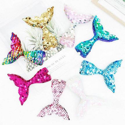 2 PCS Fish Tail Mermaid Hair Clip Barrettes Duckbill Hairpins Accessories New AU - Aimall