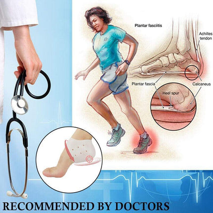 Silicone Gel Heel Socks Cracked Foot Skin Care Protector Sleeve Pain Relief AU - Aimall