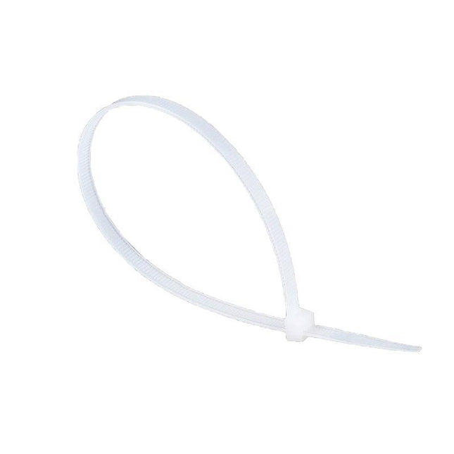250-1000x Cable Ties Zip Ties Nylon UV Stabilised Bulk White Clear Cable Tie AU - Aimall