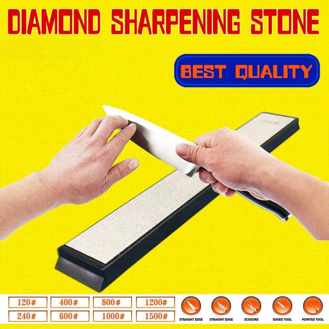 Pro Kitchen Knife Sharpener Sharpening Grit Stone Edge Diamond Whetstone Tool AU - Aimall
