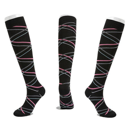 Compression Socks Women Men Adult Medical Nursing Travel Stocking Sport Running - Aimall