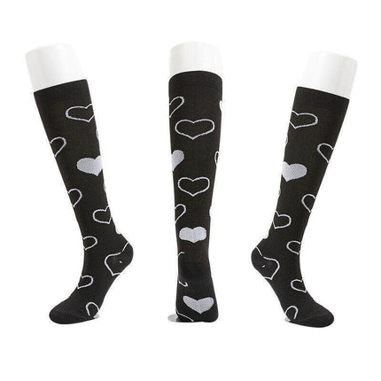 Compression Socks Women Men Adult Medical Nursing Travel Stocking Sport Running - Aimall