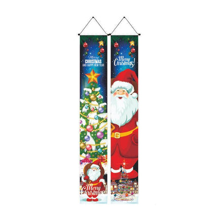 Nutcracker Soldier Door Banner Couplet Merry Christmas Xmas Decoration Ornaments - Aimall