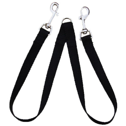 2 Way Double Dual Dog Leash Lead Walk 2 Dogs With One Lead Coupler Nylon Harness - Aimall