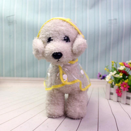 Puppy Waterproof Pet Dog Raincoat Jacket Clothes Vest Rain Outdoor Coat Hoodies - Aimall