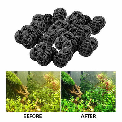 100-300X Bio Balls Aquarium Marine Fish Tank Pond Sump Filter Media Biological - Aimall