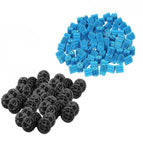 Black 100PCS + Blue 100PCS