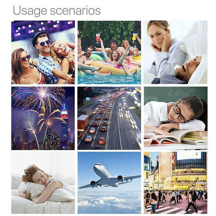 6pcs Soft Silicone Ear Plugs Comfortable Adjustable Sleep Anti Snore Moldable AU - Aimall