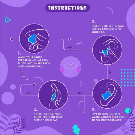 6pcs Soft Silicone Ear Plugs Comfortable Adjustable Sleep Anti Snore Moldable AU - Aimall