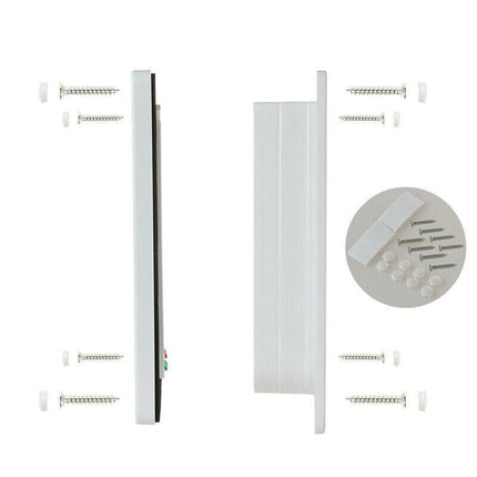 4-Way Safe Lockable Locking Pet Cat Dog Door Brushy Flap Screen L Large Size AU - Aimall