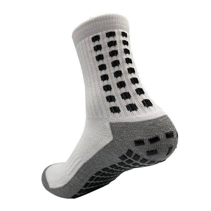 Sports Socks Anti-slip Hospital skid Soccer Basketball football PVC grip dots AU - Aimall