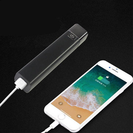 9000LM Mini LED Flashlight USB Rechargeable Portable Torch Power Bank Lamp Light - Aimall