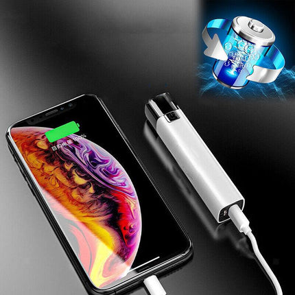 9000LM Mini LED Flashlight USB Rechargeable Portable Torch Power Bank Lamp Light - Aimall