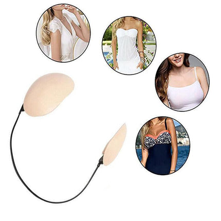 New Invisible Bra Push-Up Frontless Breast Lift Up Deep Covers Backless AU Stock - Aimall