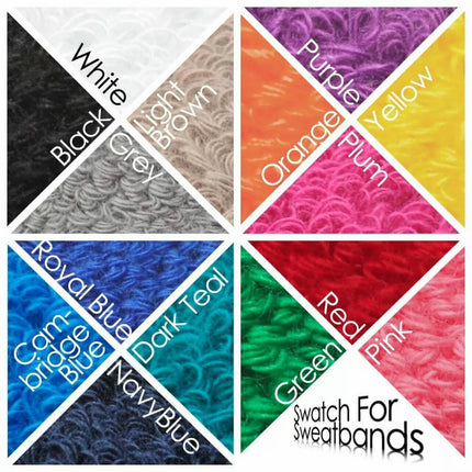 Wristbands Headband Sweatbands Sweat Band for Sport Tennis Badminton Yoga Cotton - Aimall