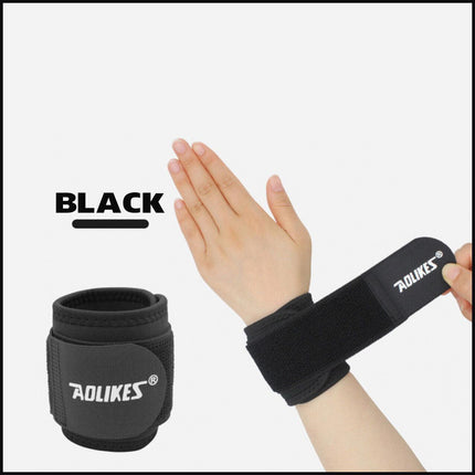 AOLIKES Adjustable Sports Gym Wrist Support Brace Wrap Band Wristband Strap AU - Aimall