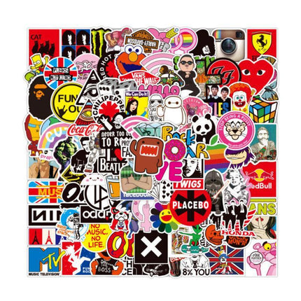 Random Skateboard Vinyl Sticker Graffiti Phone Luggage Car Bomb Decal Laptop AU - Aimall