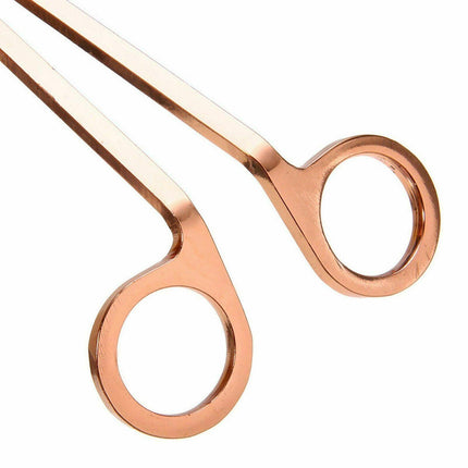 Rose gold Candle Wick Trimmer Scissors Stainless Steel Candle Cutter Snuffers AU - Aimall