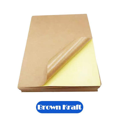 A4 Self Adhesive Sticker Paper Sheet Label Laser Inkjet Print Mailing Address AU - Aimall