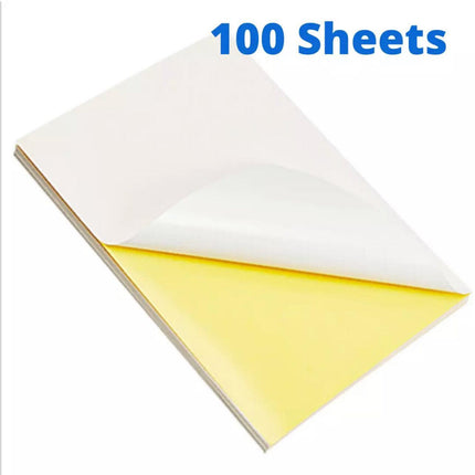 A4 Self Adhesive Sticker Paper Sheet Label Laser Inkjet Print Mailing Address AU - Aimall