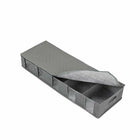 5 Compartments Clothes Shoes Under Bed Storage Organizer Box Bag Large Capacity - Aimall