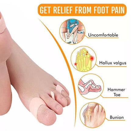 Bunion Corrector Toe Straightener Separators Silicone Gel Elastic Spacers New AU - Aimall