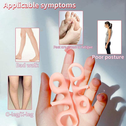 Bunion Corrector Toe Straightener Separators Silicone Gel Elastic Spacers New AU - Aimall
