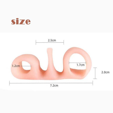 Bunion Corrector Toe Straightener Separators Silicone Gel Elastic Spacers New AU - Aimall