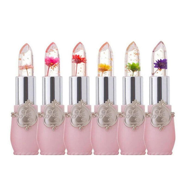 Flower Lipstick Color Jelly Transparent Magic Changing Lip Temperature Change AU - Aimall