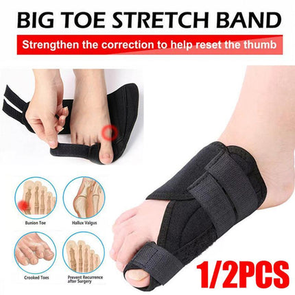 Unisex Big Bunion Straightener Toe Pain Relief Orthotics Hallux Valgus Corrector - Aimall