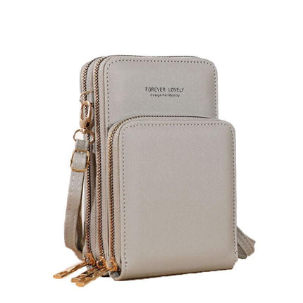 Women Crossbody phone Purse Touch Screen Bag RFID Blocking Wallet Shoulder Strap - Aimall