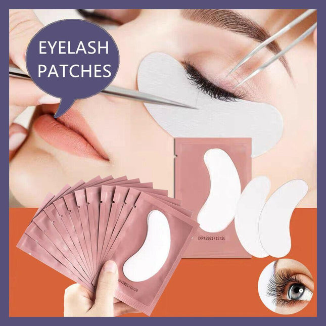 50-500 Pairs Eyelash Pad Eye Pad Gel Patch Lint Lashes Extension Mask Eyepads AU - Aimall
