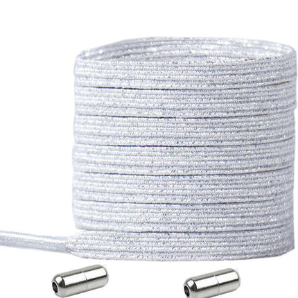 No Tie Locked Elastic Shoelace Shoe Lace Lazy Laces Sneakers Sports Adults Kids - Aimall