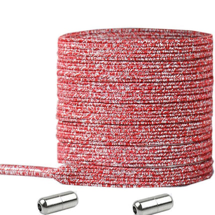 No Tie Locked Elastic Shoelace Shoe Lace Lazy Laces Sneakers Sports Adults Kids - Aimall