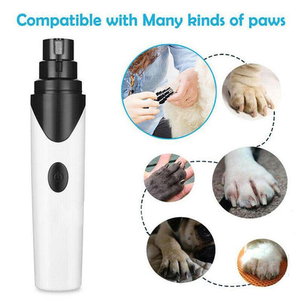 Pet Clippers Dog Cat Nail Claw Grooming Grinder Trimmer Electric Nail File 2022 - Aimall