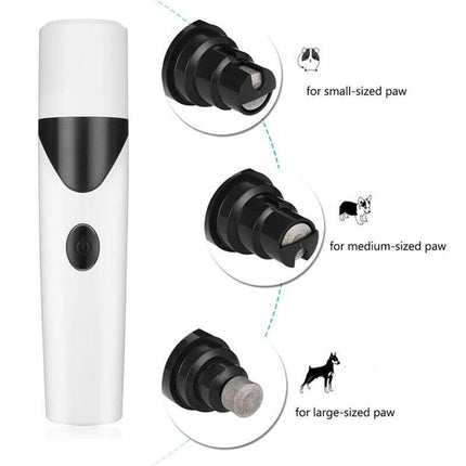 Pet Clippers Dog Cat Nail Claw Grooming Grinder Trimmer Electric Nail File 2022 - Aimall